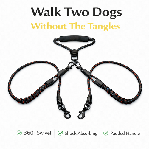 Never Tangle Dual Dog Leash