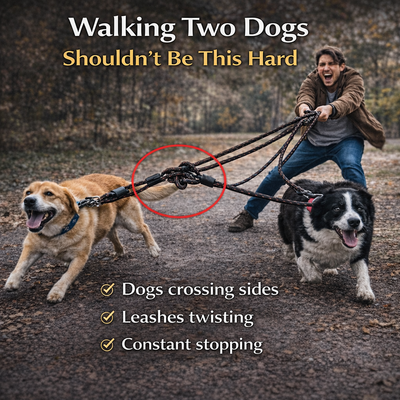 Never Tangle Dual Dog Leash