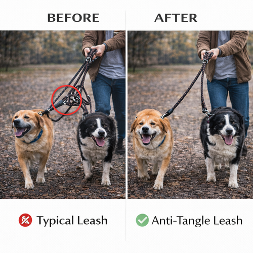 Never Tangle Dual Dog Leash