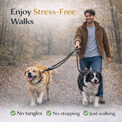 Never Tangle Dual Dog Leash