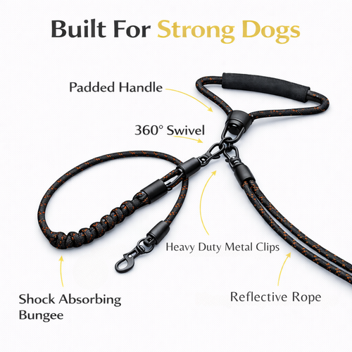 Never Tangle Dual Dog Leash